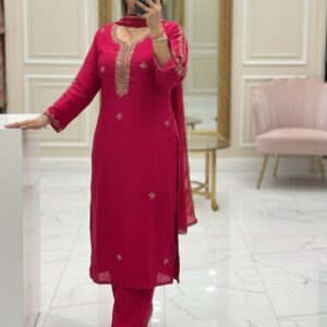 red suit